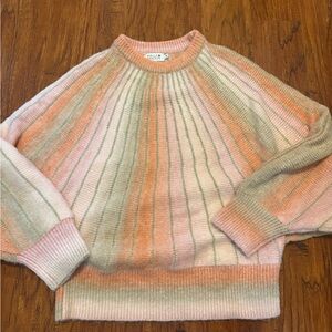 NWOT Molly Bracken Pastel Striped Sweater
